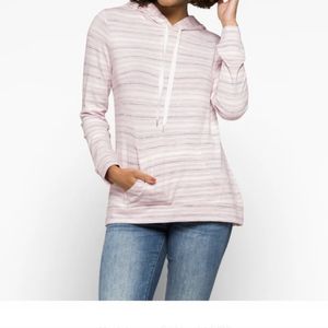 Market & Spruce - Perine Pocket Hooded Knit Top - Large